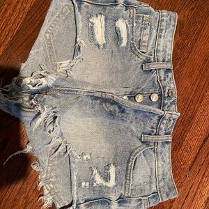 Vervet high waist shorts